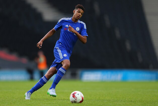 MILTON KEYNES, ENGLAND - AUGUST 03: Jake Clarke-Salter of Chelsea during the pre-season friendly between MK Dons and a Chelsea XI at Stadium mk on August 3, 2015 in Milton Keynes, England.  (Photo by Catherine Ivill - AMA/Getty Images)