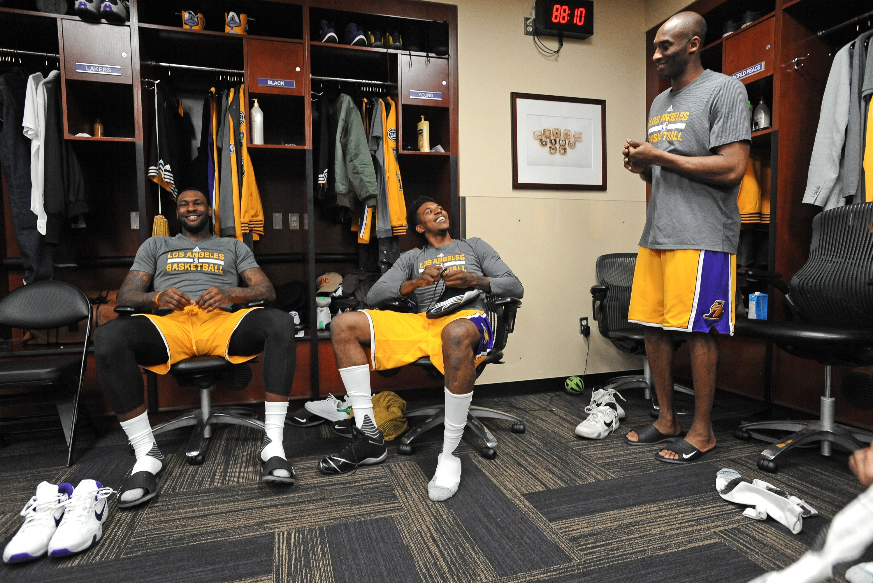 Kobe Bryant Threw Nick Young's Adidas Shoes Away, Would Only Sign Nikes