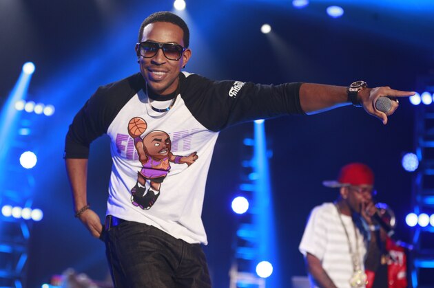 HOUSTON, TX - FEBRUARY 17: Rapper Ludacris performs during the Sprint NBA All-Star Pregame Concert in Sprint Arena during the NBA All-Star Weekend on February 17, 2013 at the George R. Brown Convention Center in Houston, Texas. NOTE TO USER: User expressly acknowledges and agrees that, by downloading and or using this photograph, User is consenting to the terms and conditions of the Getty Images License Agreement. Mandatory Copyright Notice: Copyright 2013 NBAE (Photo by Gregory Shamus/NBAE via Getty Images) HOUSTON, TX - FEBRUARY 17: Rapper Ludacris performs during the Sprint NBA All-Star Pregame Concert in Sprint Arena during the NBA All-Star Weekend on February 17, 2013 at the George R. Brown Convention Center in Houston, Texas. NOTE TO USER: User expressly acknowledges and agrees that, by downloading and or using this photograph, User is consenting to the terms and conditions of the Getty Images License Agreement. Mandatory Copyright Notice: Copyright 2013 NBAE (Photo by Gregory Shamus/NBAE via Getty Images)