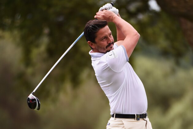SOTOGRANDE, SPAIN - APRIL 16:  Mike Lorenzo-Vera of France tees off on the 2nd hole during day three of the Open de Espana at Real Club Valderrama on April 16, 2016 in Sotogrande, Spain.  (Photo by Ross Kinnaird/Getty Images)