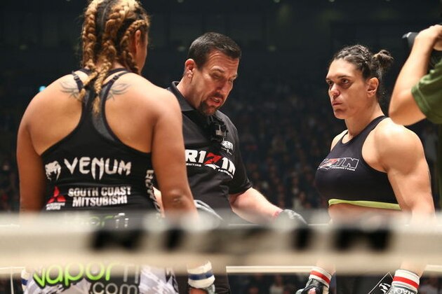 Gabi Garcia, right, faces Lei'D Tapa in her MMA debut.