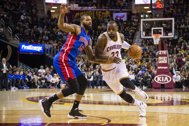 CLEVELAND, OH - FEBRUARY 22: LeBron James