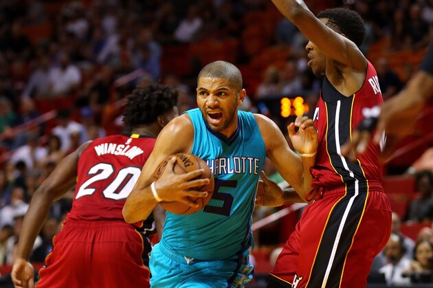 MIAMI, FL - MARCH 17: Nicolas Batum