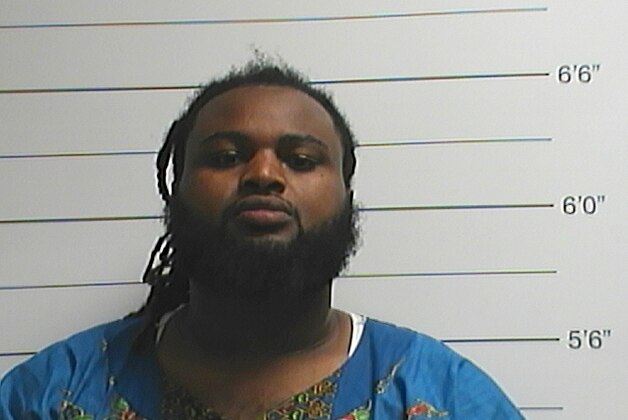 This Sunday, April 10, 2016 photo provided by the Orleans Parish Sheriff's Office shows Cardell Hayes. Police say Hayes has been charged with second-degree murder in the death of former New Orleans Saints defensive end Will Smith, who was shot and killed Saturday night. (Orleans Parish Sheriff's Office via AP)