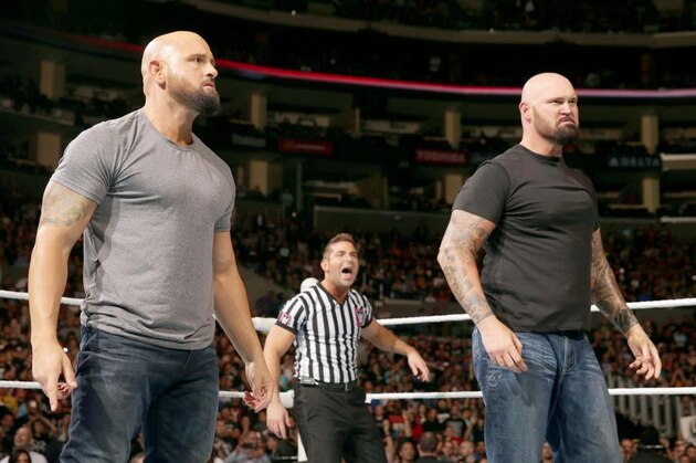 Karl Anderson and Luke Gallows make their WWE debut.