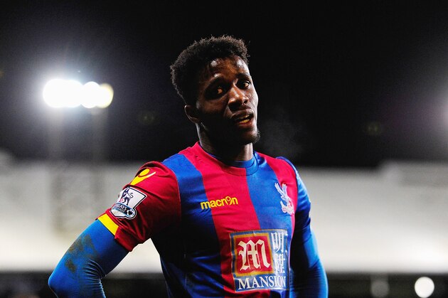 LONDON, ENGLAND - FEBRUARY 02:  Wilfried Zaha of Crystal Palace reacts after missing a chance during the Barclays Premier League match between Crystal Palace and A.F.C. Bournemouth at Selhurst Park on February 2, 2016 in London, England.  (Photo by Christopher Lee/Getty Images)