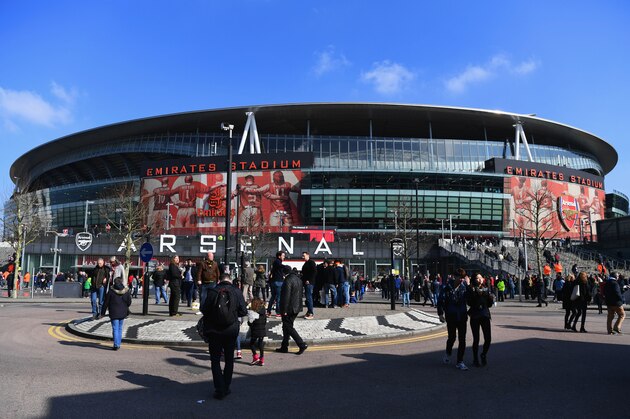 LONDON, ENGLAND - MARCH 13:  Fans walk outside the stadium prior to the Emirates FA Cup sixth round match between Arsenal and Watford at Emirates Stadium on March 13, 2016 in London, England.  (Photo by Shaun Botterill/Getty Images)