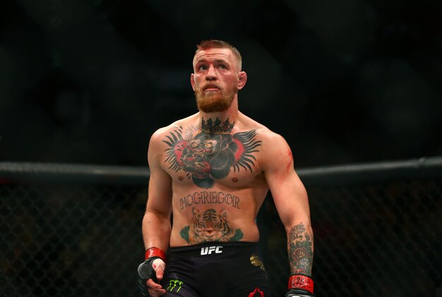 March 5, 2016; Las Vegas, NV, USA; Conor McGregor during UFC 196 at MGM Grand Garden Arena. Mandatory Credit: Mark J. Rebilas-USA TODAY Sports