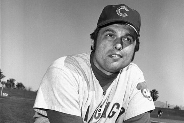 Shown in photo is Milt Pappas, Chicago Cubs Pitcher in Scottsdale, Arizona in 1971. (AP Photo/RHH) Shown in photo is Milt Pappas, Chicago Cubs Pitcher in Scottsdale, Arizona in 1971. (AP Photo/RHH)