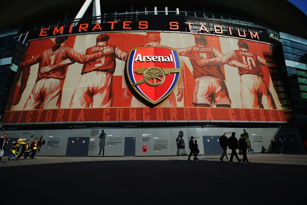 LONDON, ENGLAND - MARCH 13:  Fans walk outside the stadium prior to the Emirates FA Cup sixth round match between Arsenal and Watford at Emirates Stadium on March 13, 2016 in London, England.  (Photo by Richard Heathcote/Getty Images)