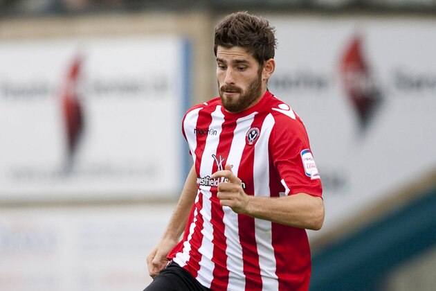 HIGH WYCOMBE, ENGLAND - SEPTEMBER 24: Ched Evans of Sheffield United in action during the npower League One match between Wycombe Wanderers and Sheffield United at Adams Park on September 24, 2011 in High Wycombe, England.  (Photo by Ben Hoskins/Getty Images)
