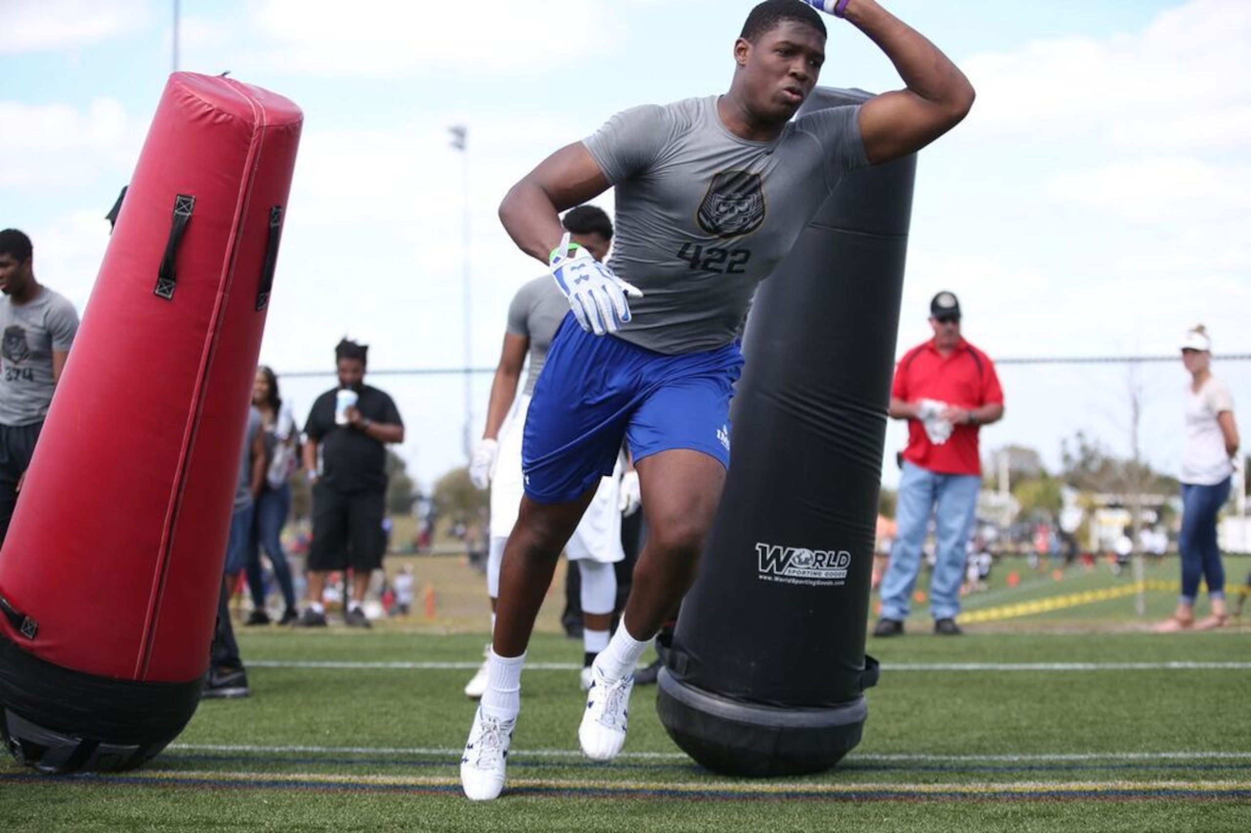 5-Star DE Joshua Kaindoh has narrowed his list to a final four that includes Michigan, Notre Dame, Ohio State and Penn State.