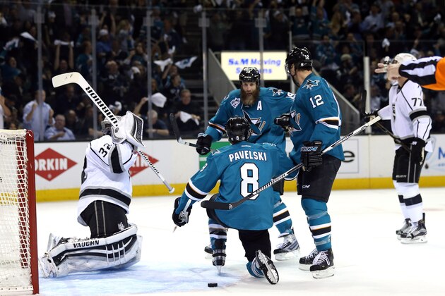 SAN JOSE, CA - APRIL 20:  Joe Pavelski