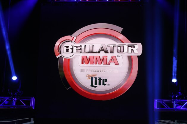 UNCASVILLE, CT - APRIL 22: Bellator welterweight champion Andrey Koreshkov (left) and challenger Benson Henderson (right) during their main event bout at Mohegan Sun Arena on April 22, 2016 in Uncasville, Connecticut. (Photo by Ed Mulholland/Getty Images)