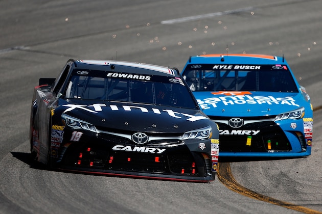 RICHMOND, VA - APRIL 24:  Carl Edwards, driver of the