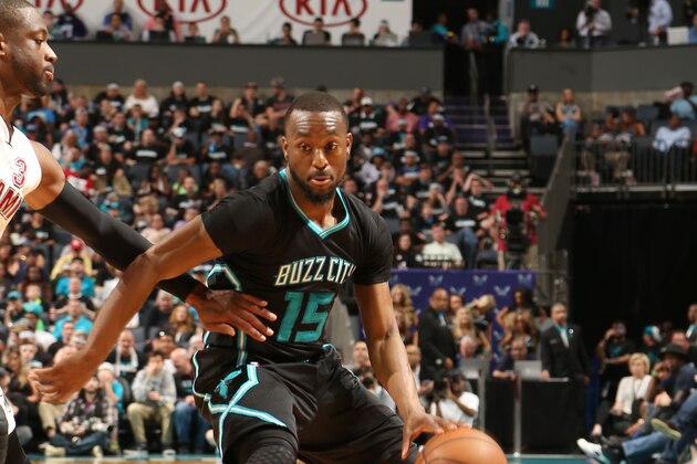 CHARLOTTE, NC  - APRIL 23: Kemba Walker