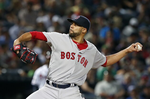 ATLANTA, GA - APRIL 26:   David Price #24 of the Boston Red Sox pitches against the Atlanta Braves during the fifth inning of a baseball game at Turner Field on April 26, 2016 in Atlanta, Georgia. (Photo by Butch Dill/Getty Images)