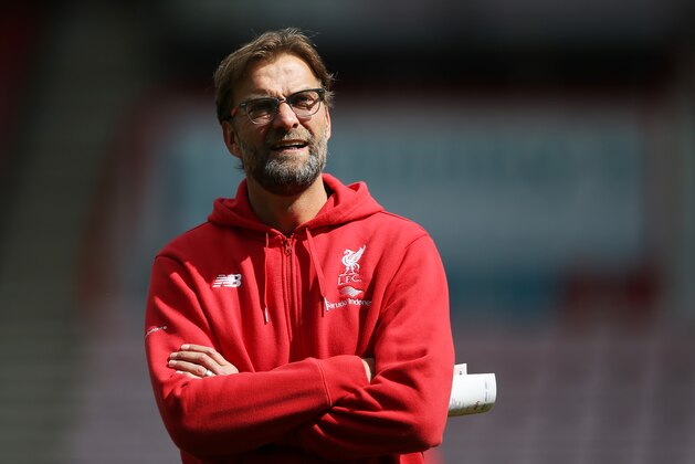 BOURNEMOUTH, ENGLAND - APRIL 17:  Liverpool manager Jurgen Klopp looks on ahead of the Barclays Premier League match between A.F.C. Bournemouth and Liverpool at the Vitality Stadium on April 17, 2016 in Bournemouth, England.  (Photo by Steve Bardens/Getty Images)