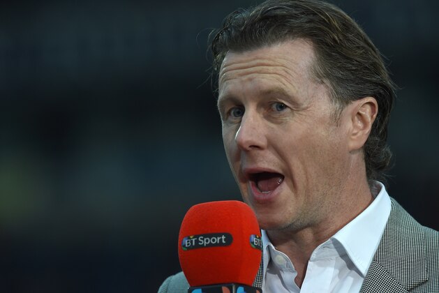 Former Liverpool player Steve Mcmanaman, now a TV pundit, broadcasting ahead of the English FA Cup quarter-final replay football match between Blackburn Rovers and Liverpool at Ewood Park in Blackburn, north west England on April 8, 2015. AFP PHOTO / PAUL ELLIS

RESTRICTED TO EDITORIAL USE. NO USE WITH UNAUTHORIZED AUDIO, VIDEO, DATA, FIXTURE LISTS, CLUB/LEAGUE LOGOS OR LIVE SERVICES. ONLINE IN-MATCH USE LIMITED TO 45 IMAGES, NO VIDEO EMULATION. NO USE IN BETTING, GAMES OR SINGLE CLUB/LEAGUE/PLAYER PUBLICATIONS.        (Photo credit should read PAUL ELLIS/AFP/Getty Images)