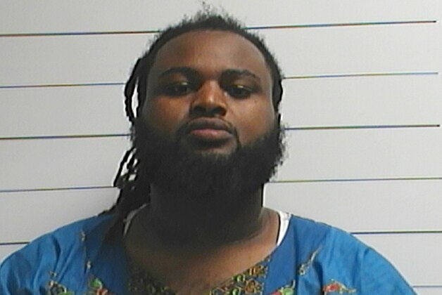 FILE - An April 10, 2016, file photo provided by the Orleans Parish Sheriff's Office shows Cardell Hayes. Prosecutors will have to present witnesses against Hayes, who accused of killing retired New Orleans Saints player Will Smith, at a hearing Thursday, April 28, unless a grand jury indicts him first. Police say Cardell Hayes shot the star defensive end and Smith’s wife late April 9, killing Smith and hitting Racquel Smith in both legs. (Orleans Parish Sheriff's Office via AP, File)