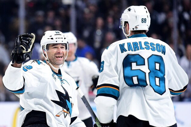 LOS ANGELES, CA - APRIL 22:  Patrick Marleau