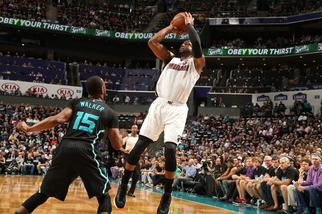 CHARLOTTE, NC  - APRIL 23: Dwyane Wade