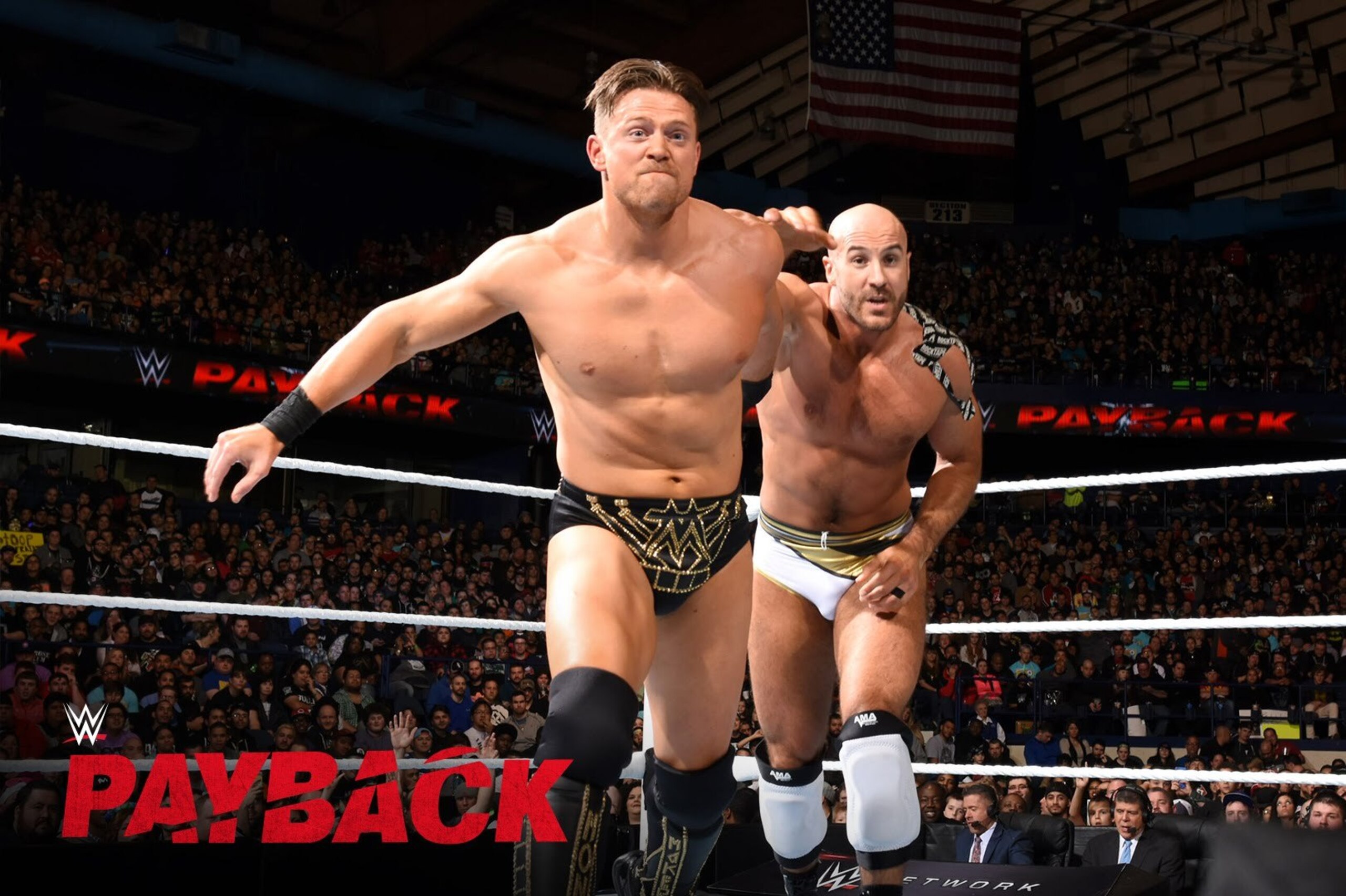 The Miz and Cesaro's match at Payback ended in controversy.
