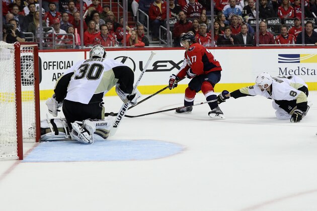 WASHINGTON, DC - APRIL 28:  T.J. Oshie
