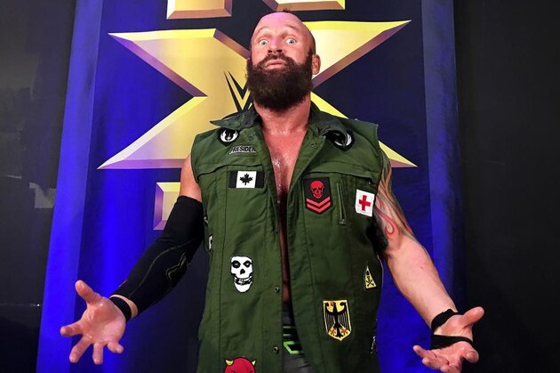 Eric Young may have borrowed that jacket from Baron Corbin.