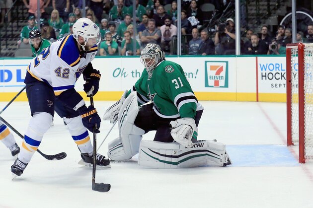 DALLAS, TX - MAY 01:  David Backes
