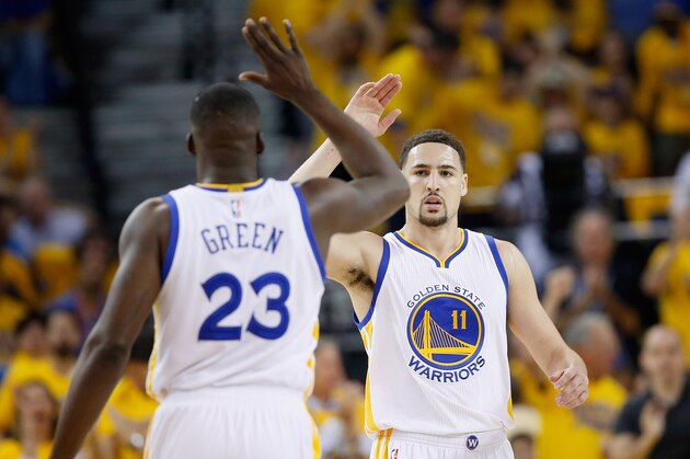 OAKLAND, CA - MAY 01:  Klay Thompson