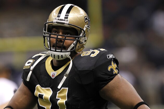 New Orleans Saints defensive end Will Smith (91) during an NFL football game at the Louisiana Superdome in New Orleans, Sunday, Dec. 12, 2010. (AP Photo/Gerald Herbert)