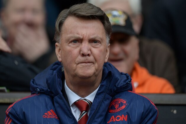 Manchester United's Dutch manager Louis van Gaal arrives for the English Premier League football match between Manchester United and Leicester City at Old Trafford in Manchester, north west England, on May 1, 2016. / AFP / OLI SCARFF / RESTRICTED TO EDITORIAL USE. No use with unauthorized audio, video, data, fixture lists, club/league logos or 'live' services. Online in-match use limited to 75 images, no video emulation. No use in betting, games or single club/league/player publications.  /         (Photo credit should read OLI SCARFF/AFP/Getty Images)