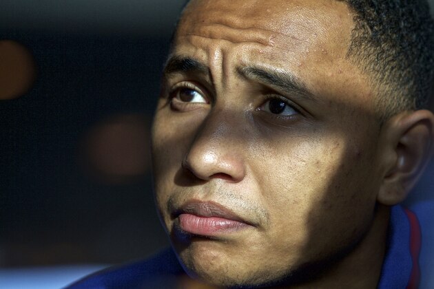 Kenny Tete of Holland during a press meeting prior to the match between Kazachstan and The Netherlands on October 8, 2015 at the Astana Arena in Astana, Kazachstan.(Photo by VI Images via Getty Images)