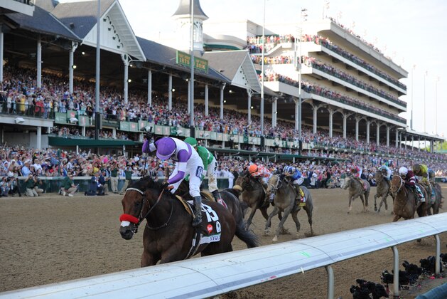 LOUISVILLE, KY - MAY 7: Nyquist with Mario Gutierrez up wins the 2016 Kentucky Derby on May 7, 2016 at Churchill Downs in Louisville, Kentucky. (Photo by Horsephotos/Getty Images) LOUISVILLE, KY - MAY 7: Nyquist with Mario Gutierrez up wins the 2016 Kentucky Derby on May 7, 2016 at Churchill Downs in Louisville, Kentucky. (Photo by Horsephotos/Getty Images)
