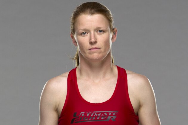 LAS VEGAS, NV - MAY 28: Tonya Evinger poses for a portrait on May 28, 2013 in Las Vegas, Nevada. (Photo by Mike Roach/Zuffa LLC/Zuffa LLC via Getty Images)
