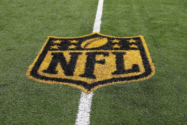 Nov 1, 2015; Arlington, TX, USA; NFL logo after the game between the Dallas Cowboys and Seattle Seahawks at AT&T Stadium. Mandatory Credit: Kevin Jairaj-USA TODAY Sports