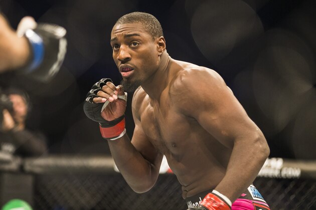 STOCKHOLM, SWEDEN - JANUARY 24: Phil Davis of the United States during the UFC Fight Night event at Tele2 Arena on January 24, 2015 in Stockholm, Sweden. (Photo by Michael Campanella/Zuffa LLC/Zuffa LLC via Getty Images)