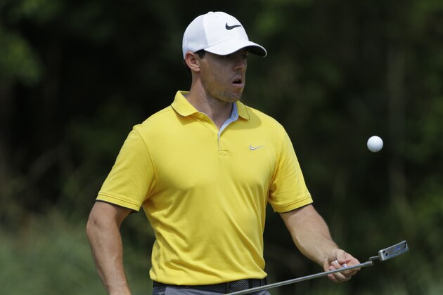 Rory McIlroy bounces his golf ball during a practice round for The Players Championship golf tournament Wednesday, May 11, 2016, in Ponte Vedra Beach, Fla. (AP Photo/Chris O'Meara) Rory McIlroy bounces his golf ball during a practice round for The Players Championship golf tournament Wednesday, May 11, 2016, in Ponte Vedra Beach, Fla. (AP Photo/Chris O'Meara)