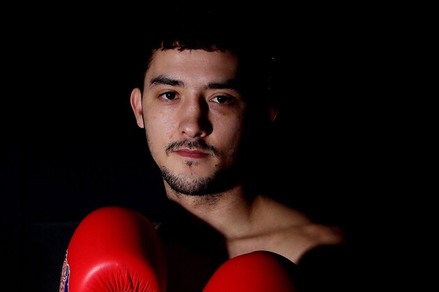 SHEFFIELD, ENGLAND - FEBRUARY 19:  Andrew Selby during a photo shoot with the British Lionhearts on February 19, 2013 in Sheffield, England.  (Photo by Scott Heavey/Getty Images)