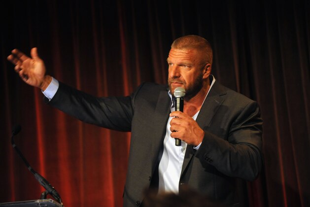 NEW YORK, NY - APRIL 04: Paul 'Triple H' Levesque attends WWE Superstars for Sandy Relief at Cipriani, Wall Street on April 4, 2013 in New York City.  (Photo by Brad Barket/Getty Images for WWE)