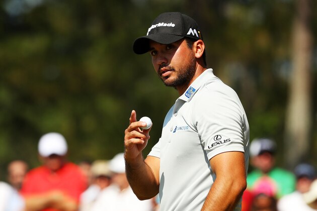 PONTE VEDRA BEACH, FL - MAY 12:  Jason Day of Australia reacts on the 15th green during the first round of THE PLAYERS Championship on May 12, 2016 in Ponte Vedra Beach, Florida.  (Photo by Mike Ehrmann/Getty Images)