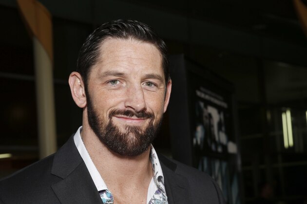 Wade Barrett arrives at the world premiere of