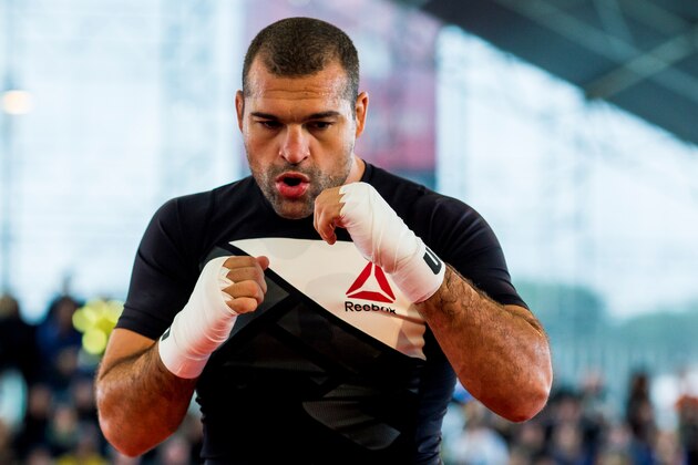RIO DE JANEIRO, BRAZIL - MAY 11: Light heavyweight contender Mauricio 'Shogun' Rua of Brazil holds an open training session at Arena da Baixada stadium on May 11, 2016 in Curitiba, Brazil. (Photo by Buda Mendes/Zuffa LLC/Zuffa LLC via Getty Images) ***Local Caption*** Mauricio 'Shogun' Rua