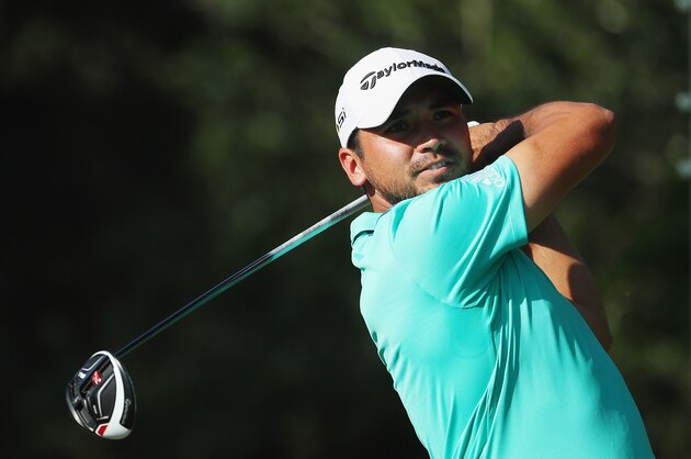 PONTE VEDRA BEACH, FL - MAY 14:  Jason Day of Australia `plays his shot from the fourth tee during the third round of THE PLAYERS Championship at the Stadium course at TPC Sawgrass on May 14, 2016 in Ponte Vedra Beach, Florida.  (Photo by Mike Ehrmann/Getty Images)