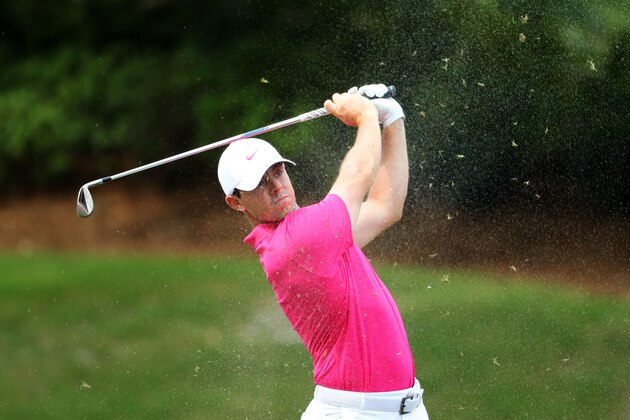 PONTE VEDRA BEACH, FL - MAY 15:  Rory McIlroy of Northern Ireland plays a shot on the 13th hole during the final round of THE PLAYERS Championship at the Stadium course at TPC Sawgrass on May 15, 2016 in Ponte Vedra Beach, Florida.  (Photo by Richard Heathcote/Getty Images)