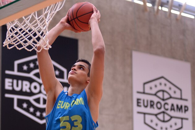 TREVISO, ITALY - JUNE 07:  Omer Yurtseven in action during the adidas Eurocamp at La Ghirada sports center on June 7, 2015 in Treviso, Italy.  (Photo by Roberto Serra/Iguana Press/Getty Images)