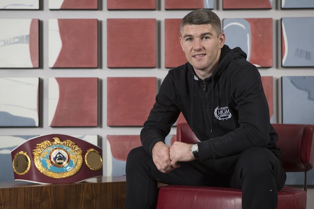 LIVERPOOL, ENGLAND - MAY 9: Liam Smith poses for a photograph at the Hilton Hotel in Liverpool on May 9, 2016 in Liverpool, England. Smith will defend his WBO World Super Welterweight title against  Predrag Radosevic in Liverpool on June 4th. (Photo by Dave Thompson/Getty Images)