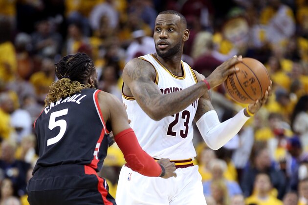 CLEVELAND, OH - MAY 17: LeBron James