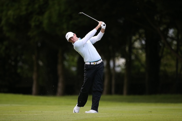 STRAFFAN, IRELAND - MAY 21:  Rory McIlroy of Northern Ireland hits his 2nd shot on the 10th hole during the third round of the Dubai Duty Free Irish Open Hosted by the Rory Foundation at The K Club on May 21, 2016 in Straffan, Ireland.  (Photo by Jan Kruger/Getty Images)